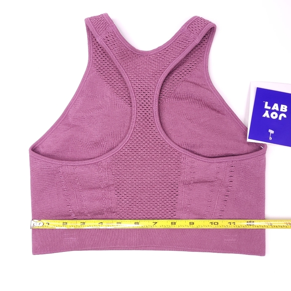 Joy Lab Racerback Laser Cut Sports Bra M NWT - Picture 3 of 4